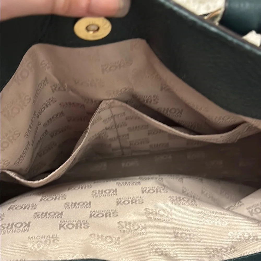 Michael Kors Hamilton Satchel Hunter Green